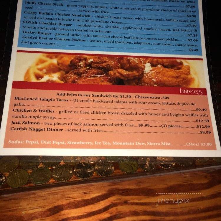 Swiish Sports Bar and Grill - Saint Louis, MO menu_pic