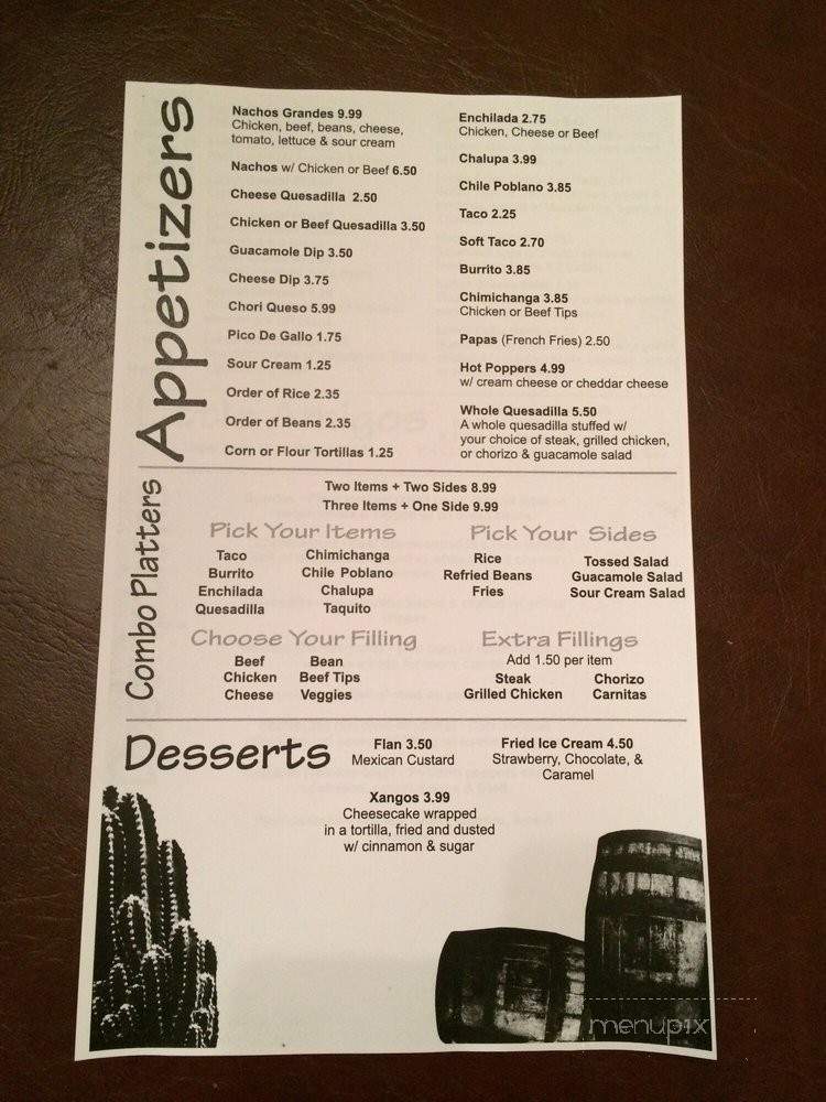 Tres Primos Authentic Mexican Restaurant - Elbridge, NY menu_pic