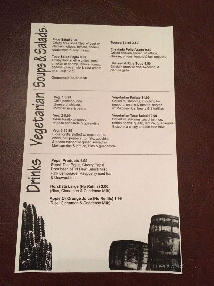 Tres Primos Authentic Mexican Restaurant - Elbridge, NY menu_pic