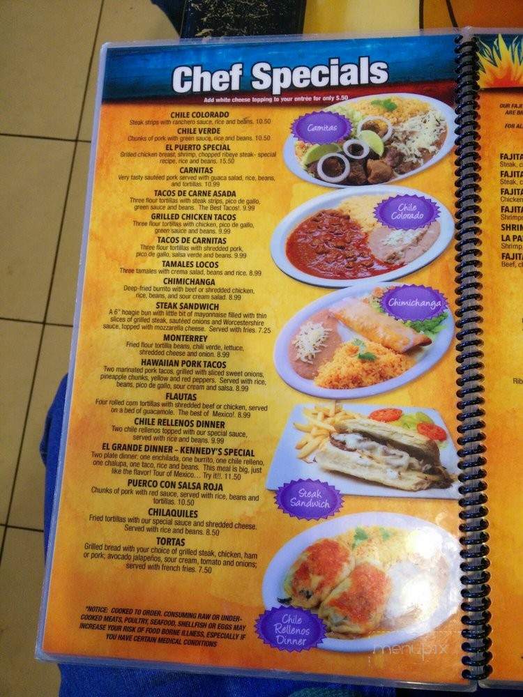 Casa Fiesta - Newton, KS menu_pic