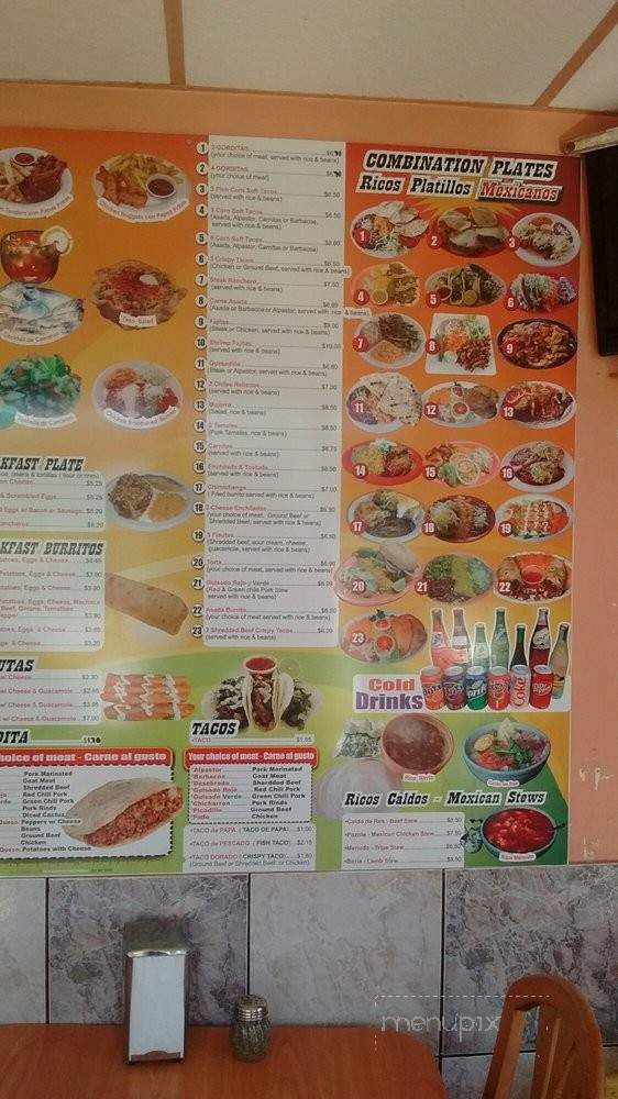 Gorditas Express - Wichita, KS menu_pic