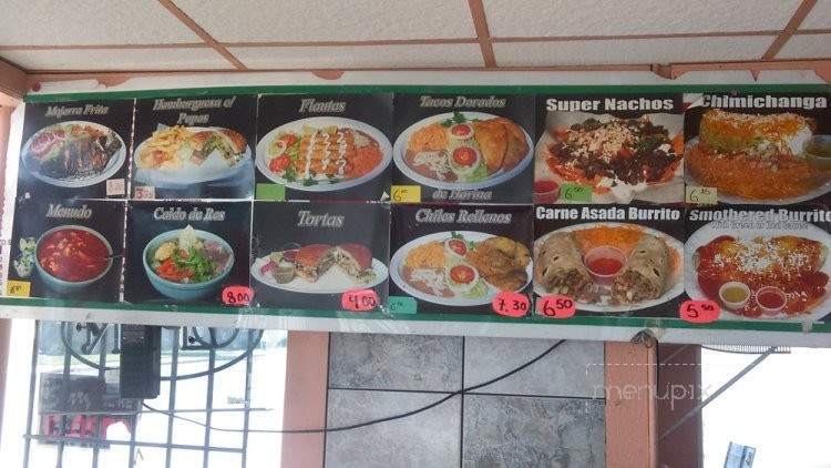 Gorditas Express - Wichita, KS menu_pic
