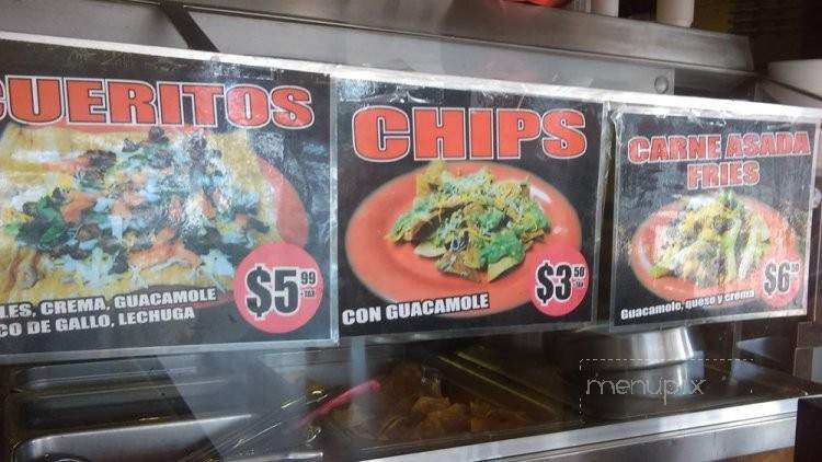 Gorditas Express - Wichita, KS menu_pic