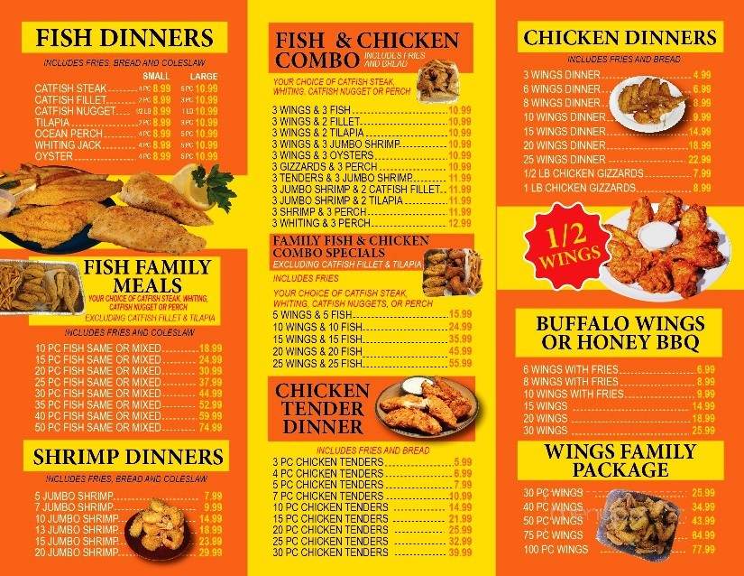 Junior Fish & Chicken - Indianapolis, IN menu_pic