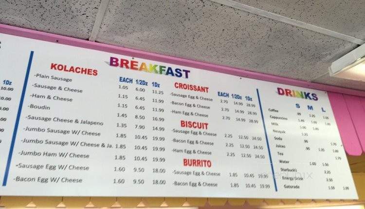 Bestz Donuts - Monroe, LA menu_pic