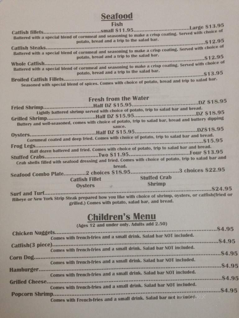 C-Bo's Country Kitchen - Winnfield, LA menu_pic