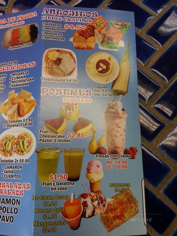 Tobara Bakery - Los Angeles, CA menu_pic