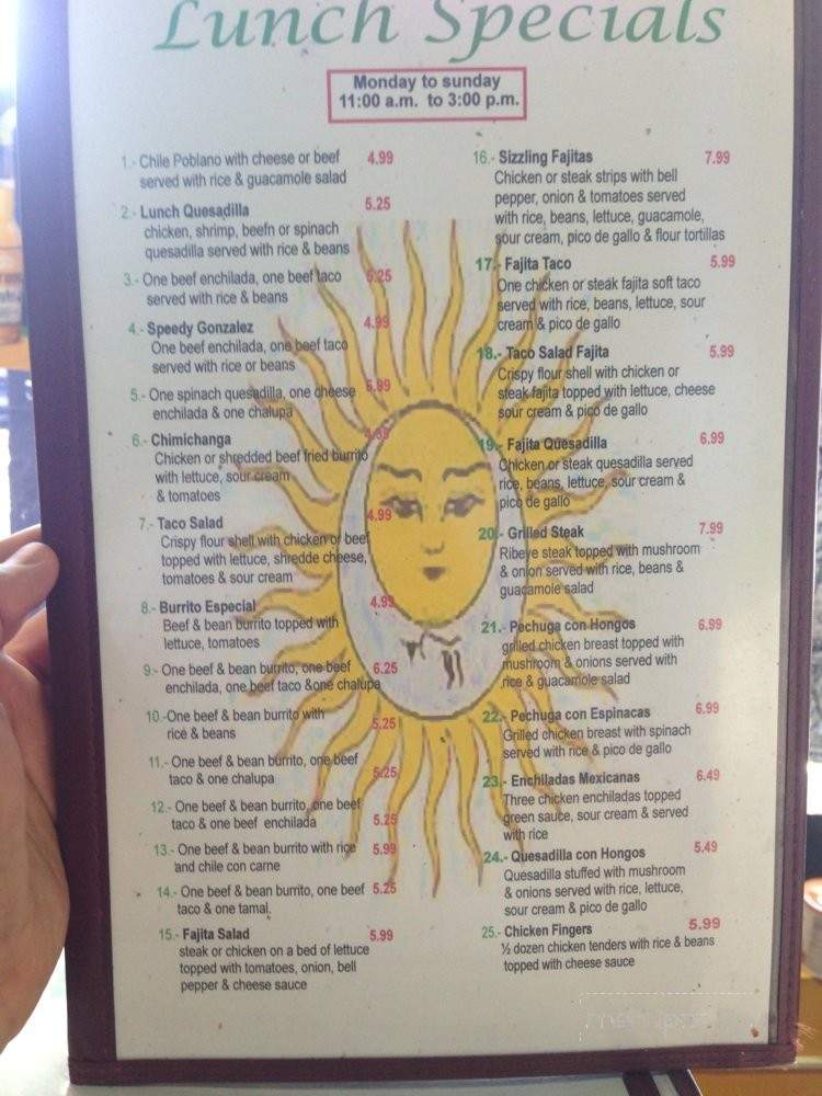 Las Fuentes Mexican Restaurant - Demopolis, AL menu_pic