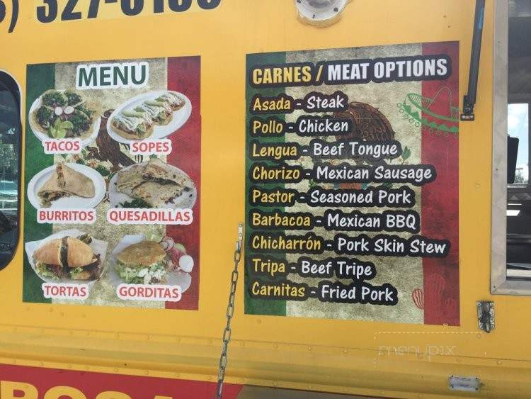 El Torito Taqueria - Greensboro, NC menu_pic