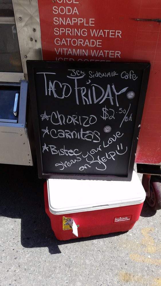Jc's Sidewalk Cafe - New York, NY menu_pic