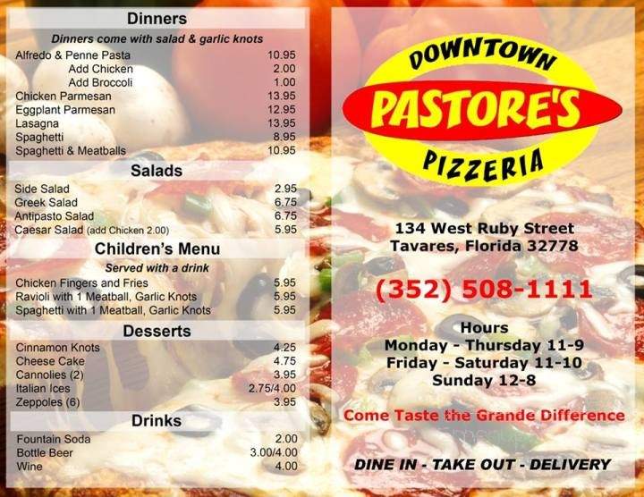 /251185957/Pastores-Downtown-Pizzeria-Tavares-FL - Tavares, FL