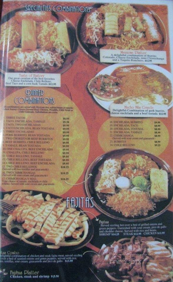 El Sombrero - Belfair, WA menu_pic
