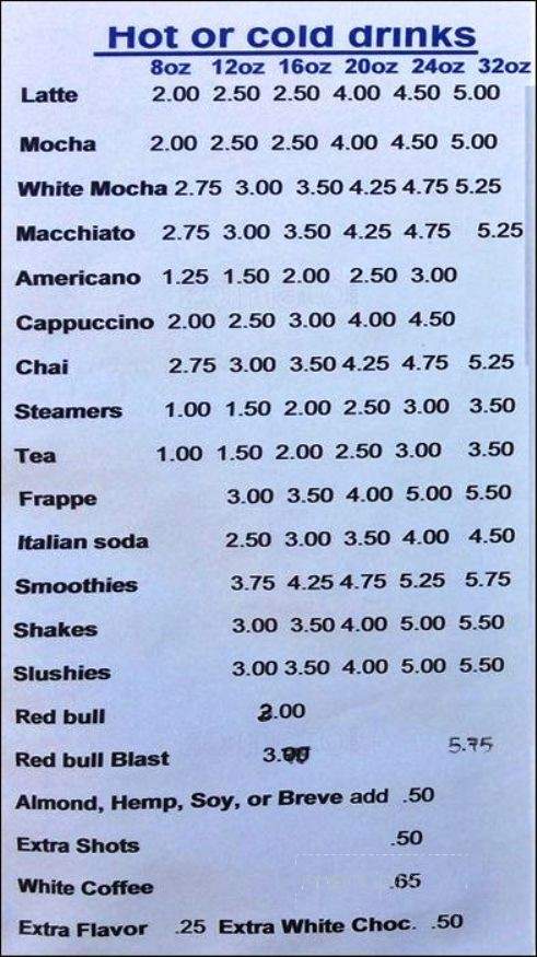 6th & Java - Bremerton, WA menu_pic