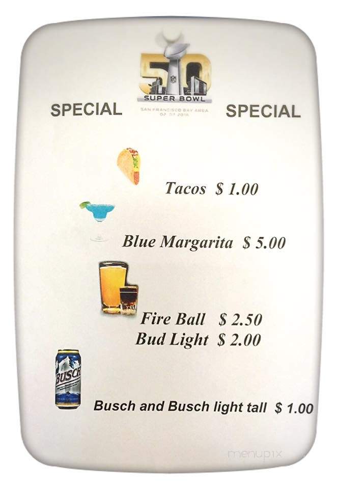 Chimi's Mexican Restaurant - Toledo, WA menu_pic