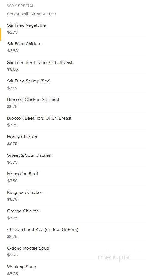 Teriyaki Time - Mount Vernon, WA menu_pic