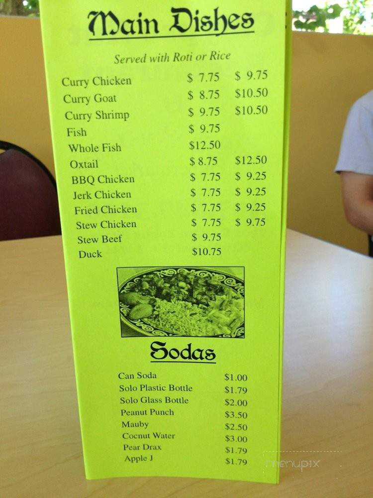 Calypso Hut - Kissimmee, FL menu_pic