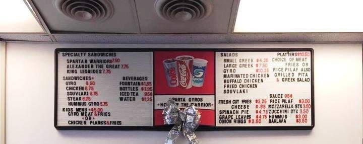 Sparta Gyros - Pittsburgh, PA menu_pic