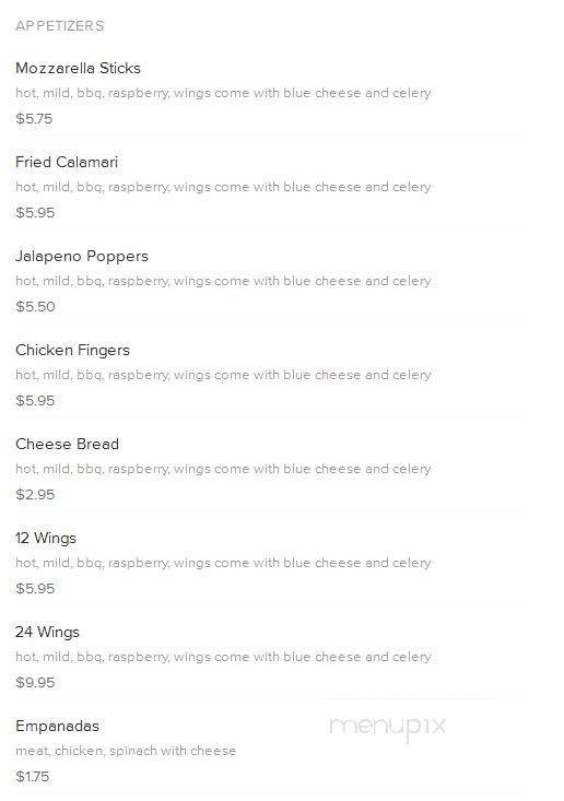 Caffe Roma - Pittsburgh, PA menu_pic