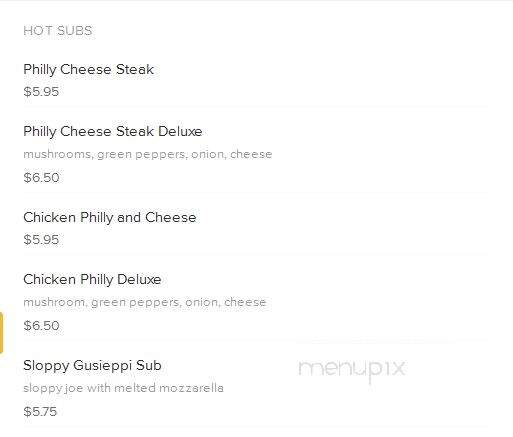 Caffe Roma - Pittsburgh, PA menu_pic