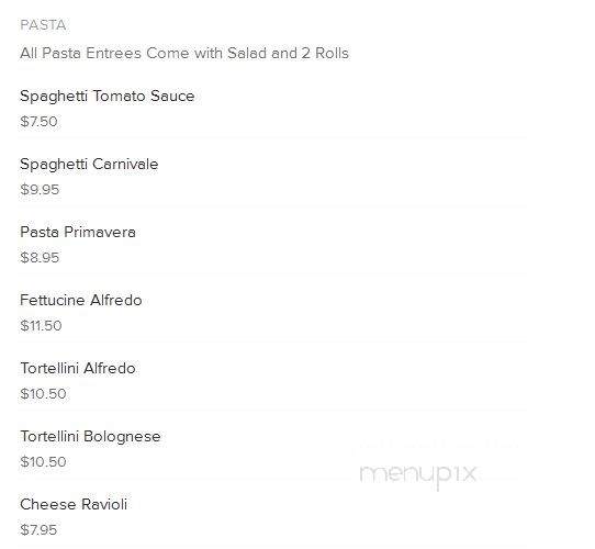 Caffe Roma - Pittsburgh, PA menu_pic