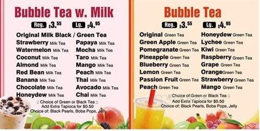 Fruitybubbleholyoke - Holyoke, MA menu_pic