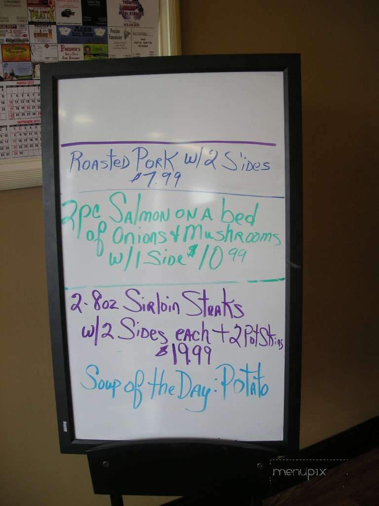 Zachary's Steak House - Kingsport, TN menu_pic