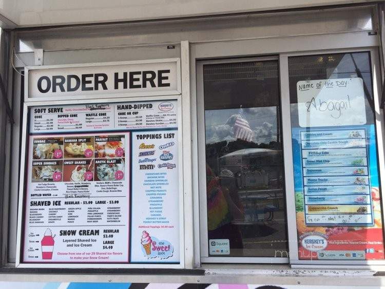 The Sweet Spot - Madison Heights, VA menu_pic
