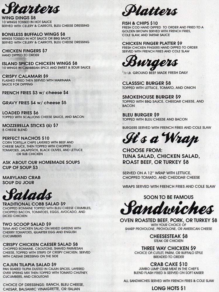 Good Time Cholly's - Clifton Heights, PA menu_pic