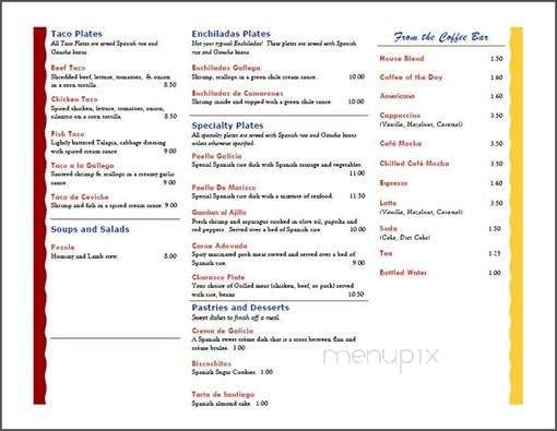 Mon's Spanish Grill - Farmington, NM menu_pic