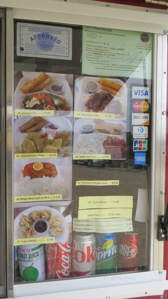 Elsie's Egg Rolls - Hutto, TX menu_pic