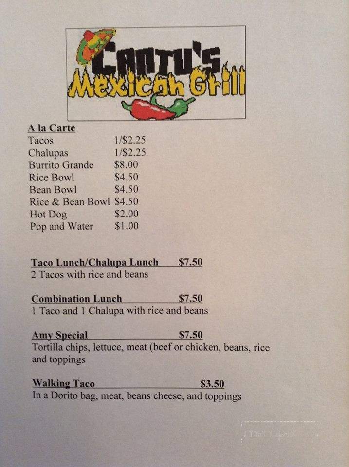 127 Brewing - Jackson, MI menu_pic