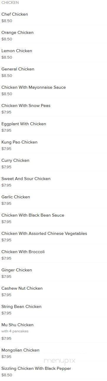 Fortunes Restaurant - Saratoga Springs, NY menu_pic