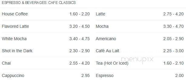 Crema - Springfield, OR menu_pic