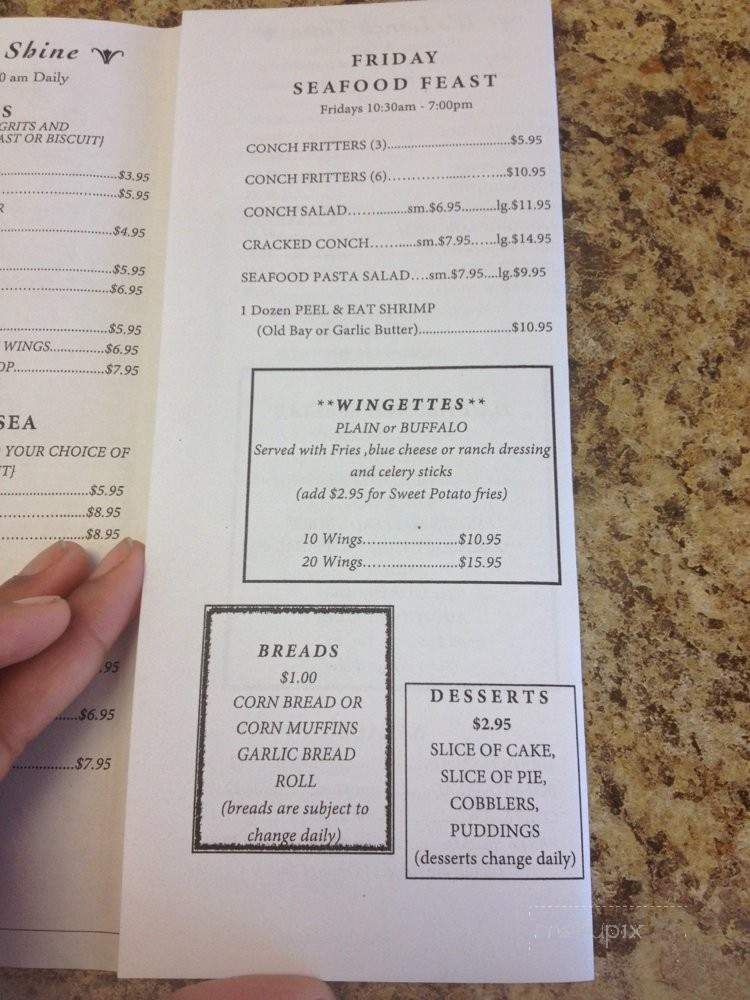 Anna's Place - West Palm Beach, FL menu_pic