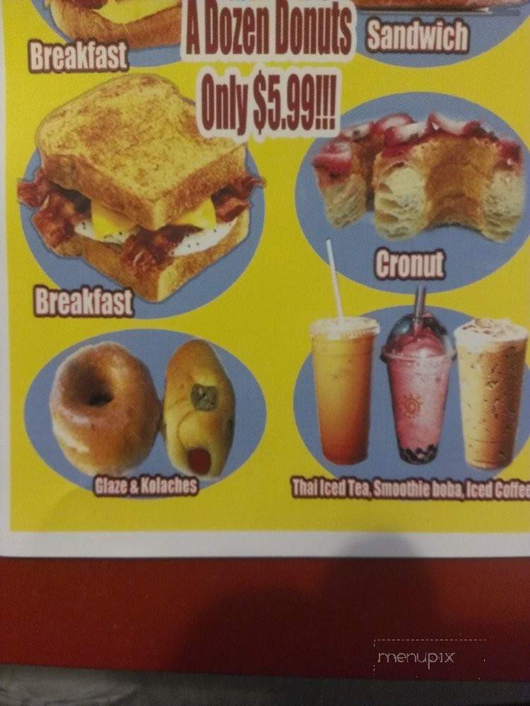 Angel Donuts - Long Beach, CA menu_pic