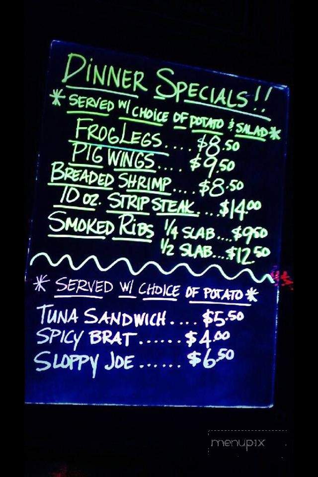 Sput's Place - Rolla, MO menu_pic