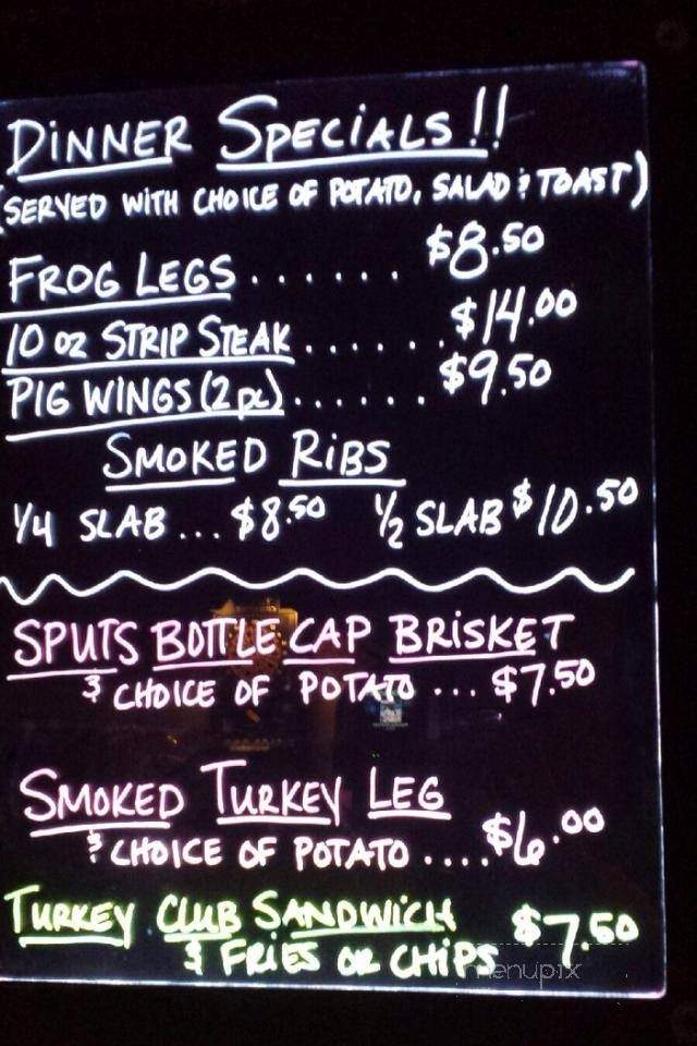 Sput's Place - Rolla, MO menu_pic