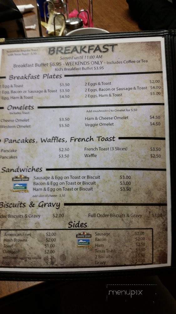 Martha's Family Restaurant - Shelbina, MO menu_pic