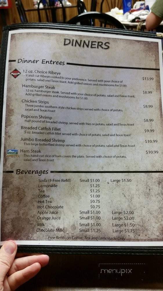 Martha's Family Restaurant - Shelbina, MO menu_pic
