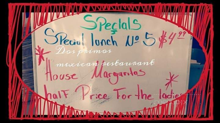 Dos Primos - Louisiana, MO menu_pic