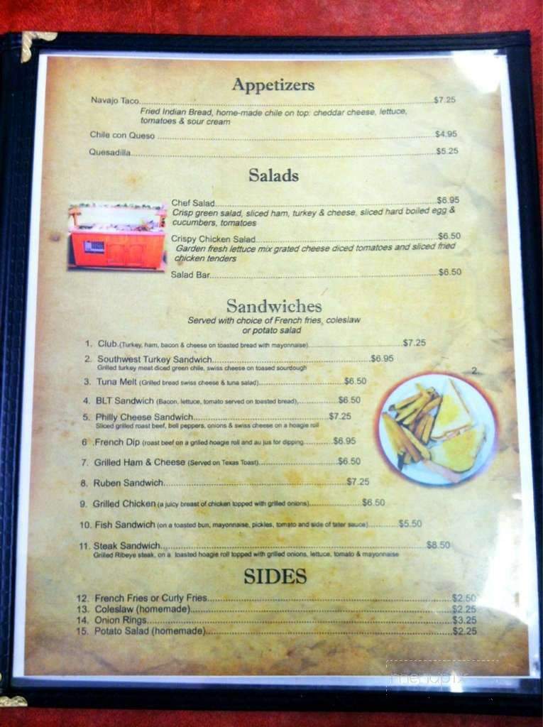Manolo's Cafe - Las Cruces, NM menu_pic