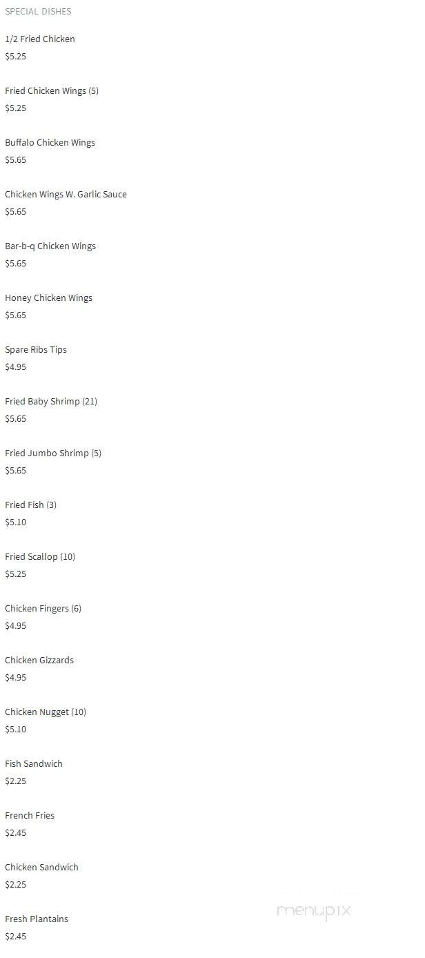 Great Wall - Marlow, OK menu_pic