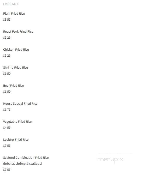 Great Wall - Marlow, OK menu_pic