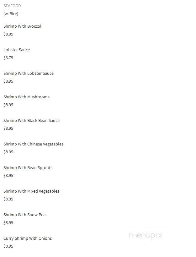 Great Wall - Marlow, OK menu_pic