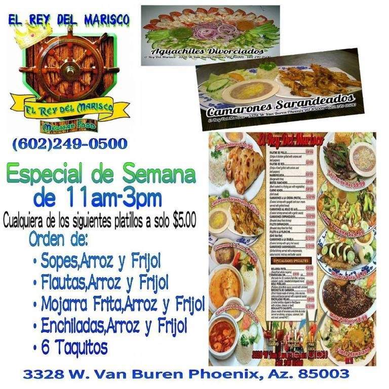 /250186984/El-Rey-Del-Marisco-Menu-Phoenix-AZ - Phoenix, AZ