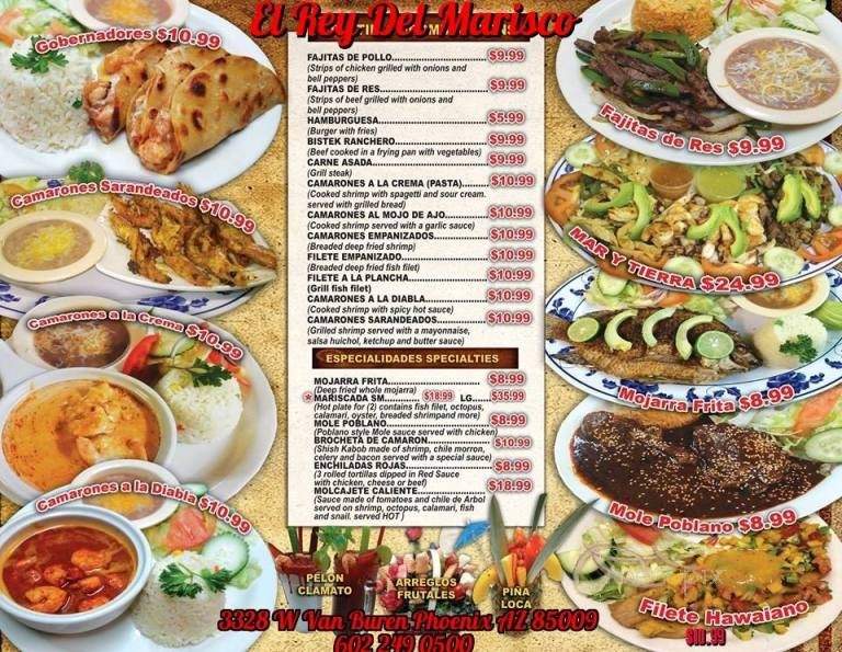 /250186984/El-Rey-Del-Marisco-Menu-Phoenix-AZ - Phoenix, AZ