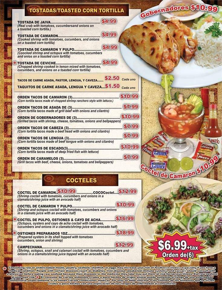 /250186984/El-Rey-Del-Marisco-Menu-Phoenix-AZ - Phoenix, AZ