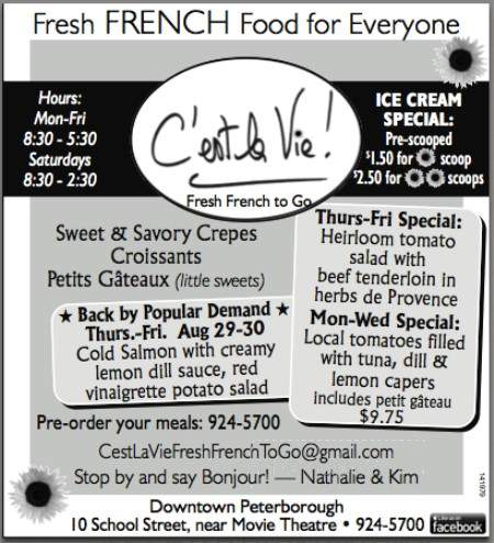 C'est La Vie - Peterborough, NH menu_pic