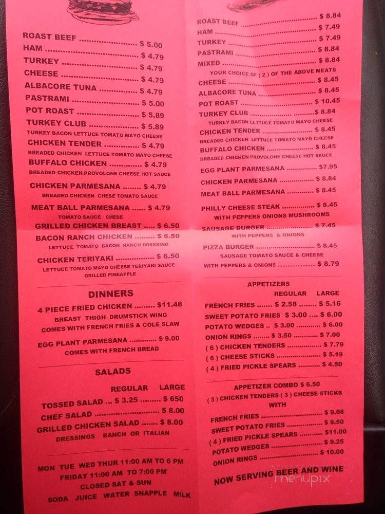 Red & White Cafe - Ithaca, NY menu_pic