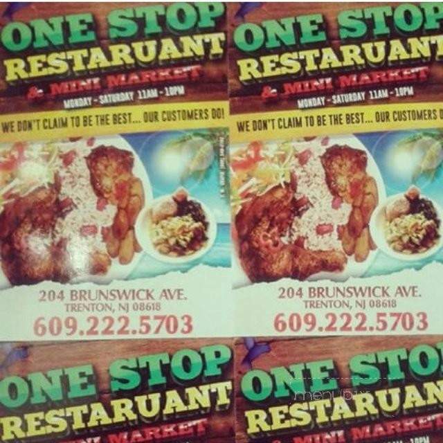 One Stop Restaurant and Mini Market - Trenton, NJ menu_pic